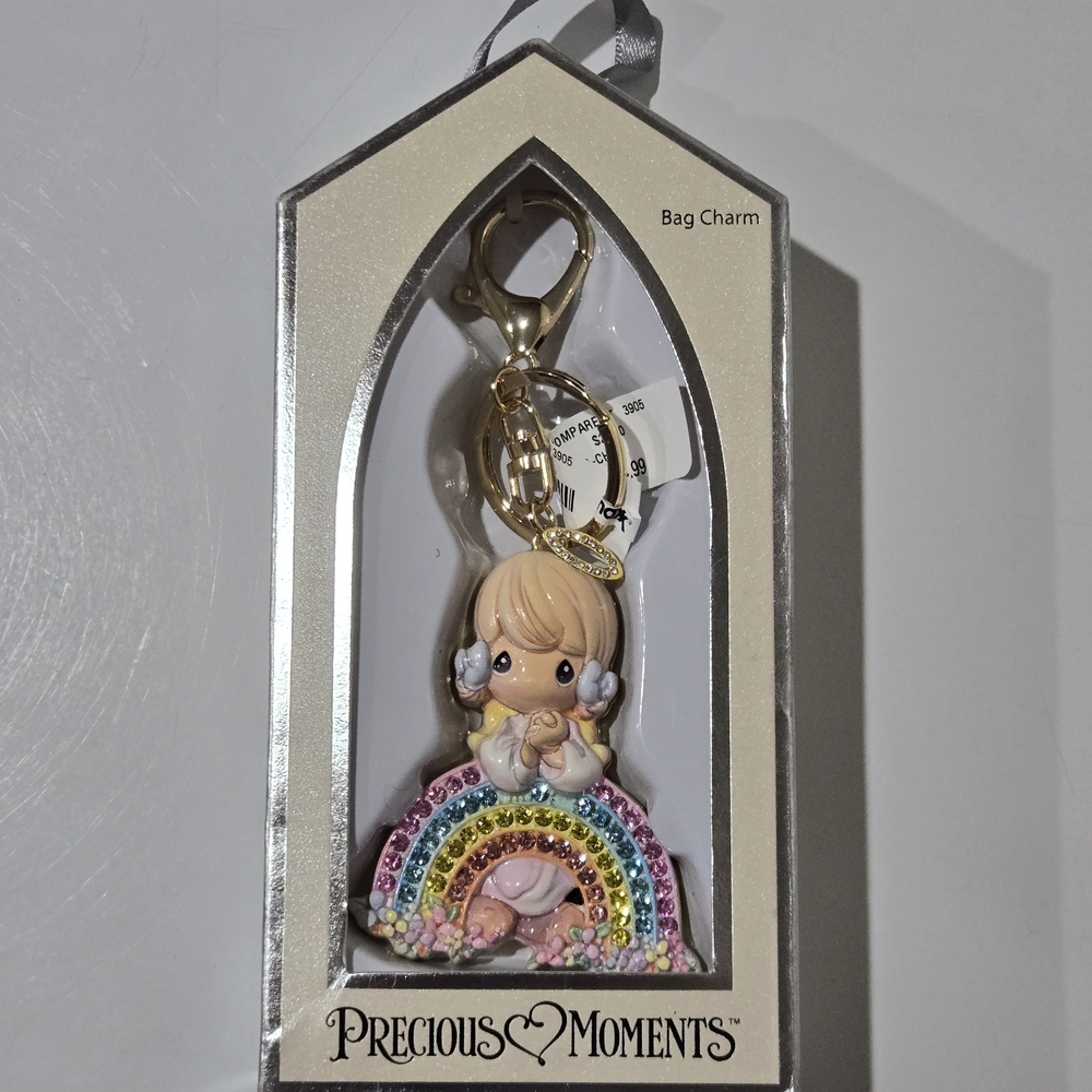 Precious Moments Rainbow Bag Charm